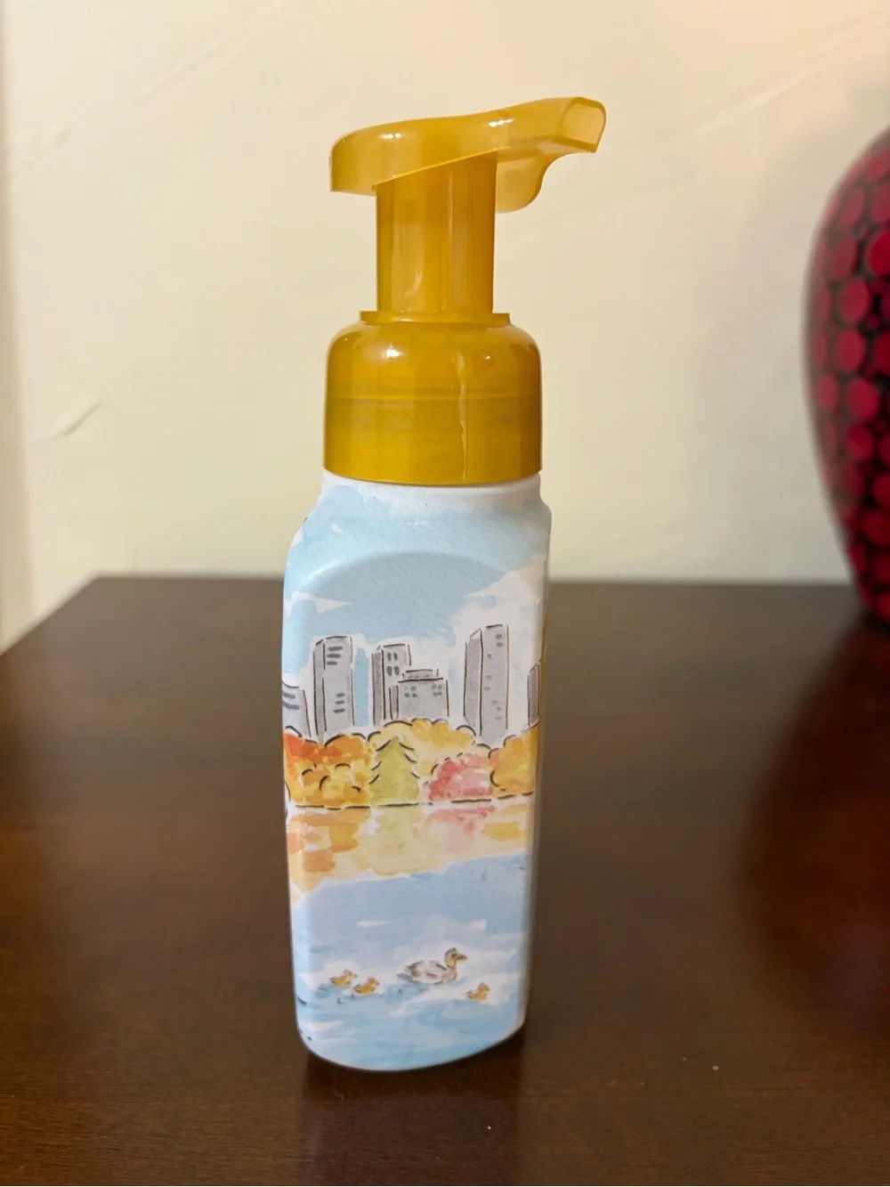 Bath & Body Works Leaves Scented 3 Wick Candle and Foaming Hand Soap Set